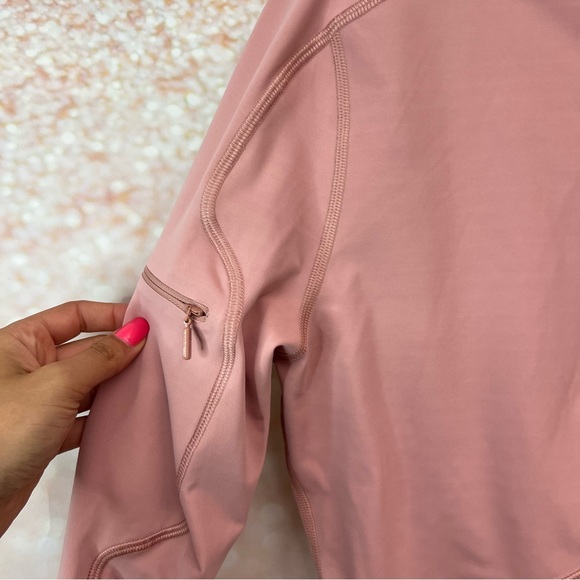 Lululemon Break a Trail 1/2 Zip Hoodie in Pink Pastel - Picture 9 of 14